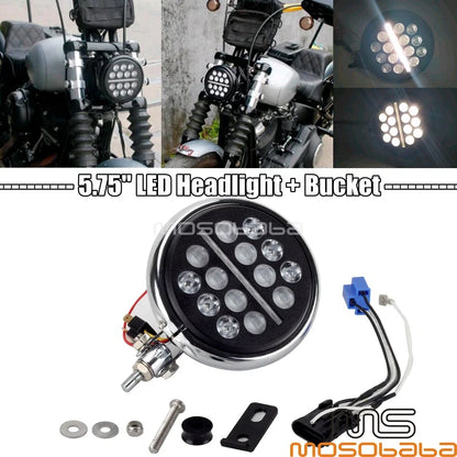 5.75" LED Headlight w/DRL for Harley Sportster 883/1200 XL (2004-2023)