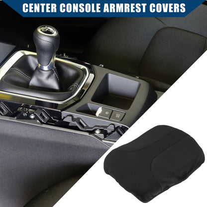 Center Console Armrest Cover for Nissan Rogue (2015–2020) Neoprene Black