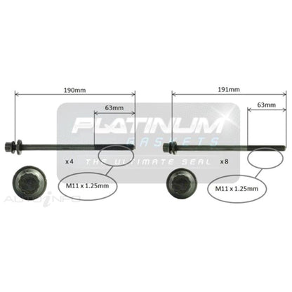 Engine Gasket Kit with Head Bolts for Subaru Forester (2008–2013)