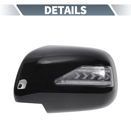 Rearview Mirror Cover Overlay Gloss Black for Lexus RX330 RX350 (2003)