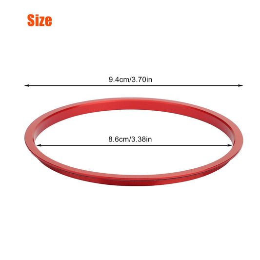 4x Interior A/C Vent Outlet Ring Trim Cover Decor for Toyota Tacoma (2016–2022)