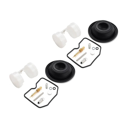 2X Carburetor Repair Kit Float Diaphragm for Kawasaki EN450 454 LTD (1985–1990)