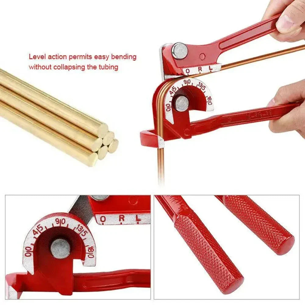 3 in 1 Tubing Pipe Bender for Aluminum Copper Steel Fuel Brake Lines