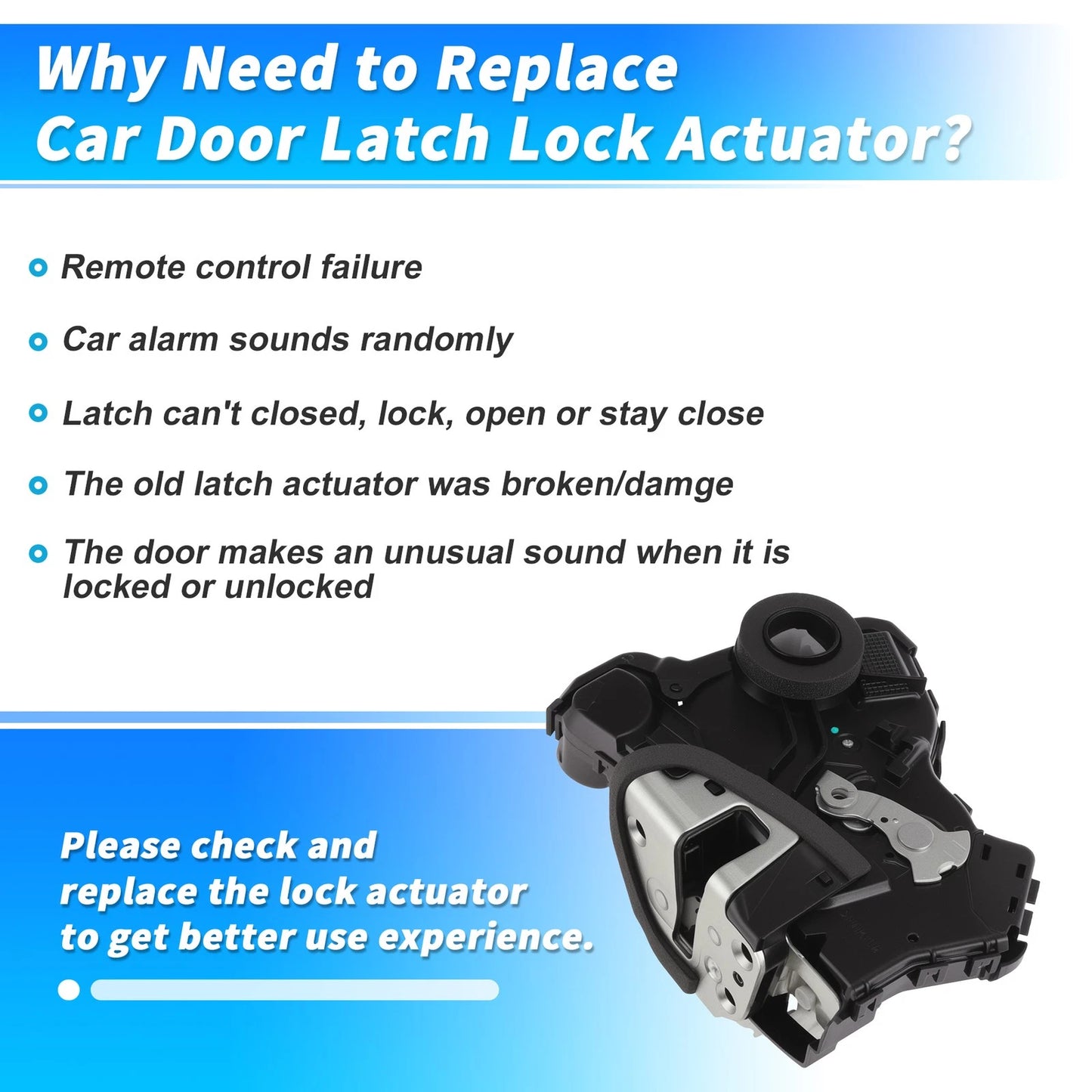 Rear Right Power Door Lock Actuator 825004EA2A for Nissan Qashqai II (2013–2025)