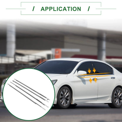 4pcs Weatherstrip Window Seal for Honda Accord (2003-2007) PVC