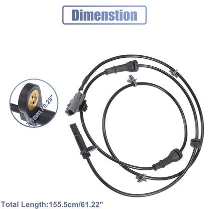ABS Wheel Speed Sensor Set of 2 No. 479101KA0A for Nissan Juke (2011–2019)