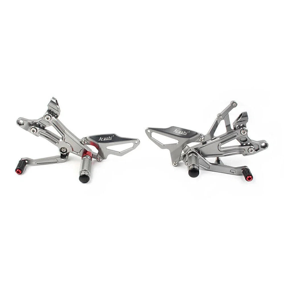 Rearset Foot Pegs for Ducati Panigale V4 (2018-2020) - Silver