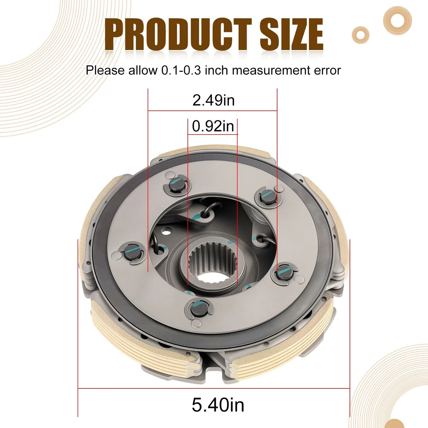 Clutch Centrifugal Carrier for Honda Fourtrax TRX300 (1988–2000)