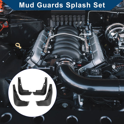 Set of 4 Mud Flaps Splash Guards for Jaguar F-PACE (2016–2022)