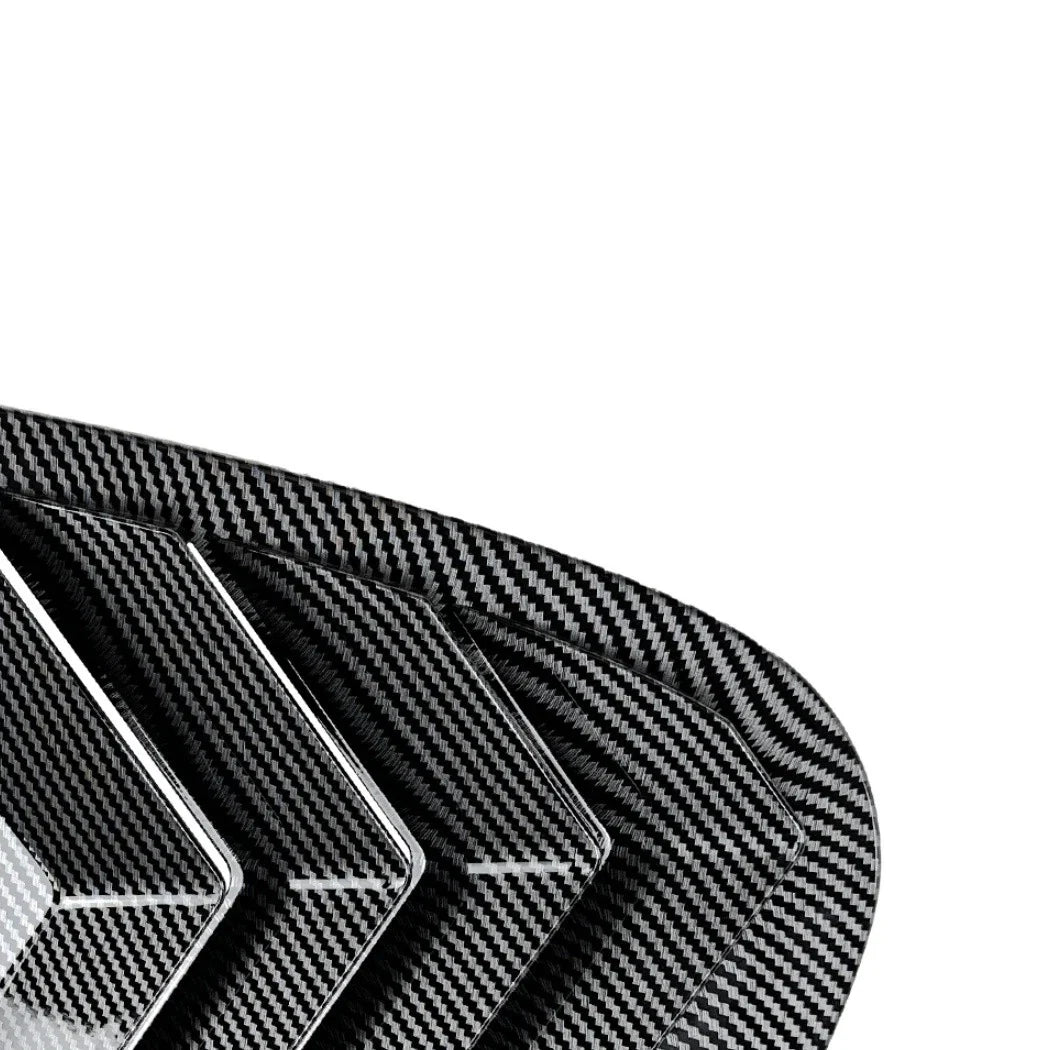 Carbon Look Rear Window Scoop Shutter Vent Covers for BMW 1Series (2005–2011)