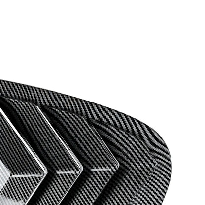 Carbon Look Rear Window Scoop Shutter Vent Covers for BMW 1Series (2005–2011)