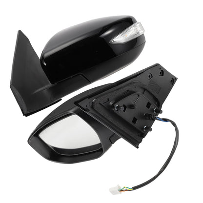 Left Side Door Mirror for Nissan Sentra (2016–2019) Manual Folding Black