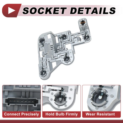Left Tail Light Socket Wiring for Mercedes-Benz C250 (2012–2014) No.204-820-15-00