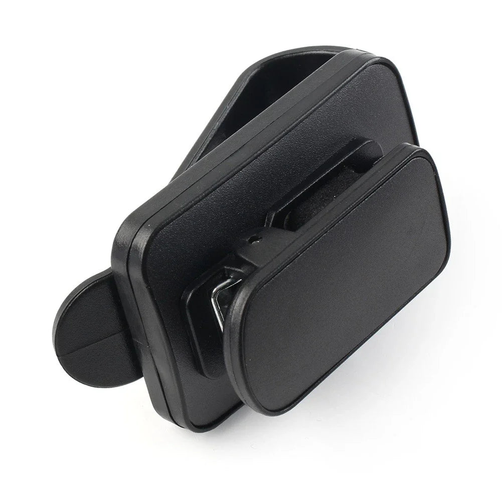 Sun Visor Clip Holder for Car - Fit Glasses, Sunglasses, Eyeglass Cards - Black