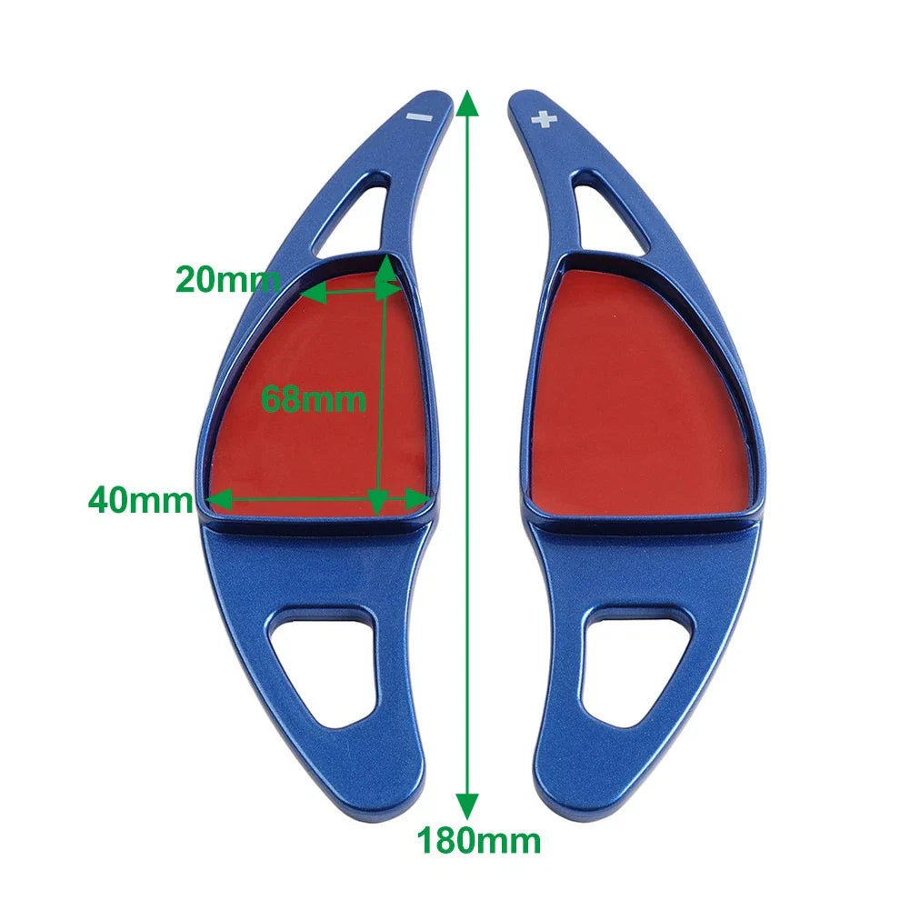 Blue Steering Wheel Shifter Paddle Extensions for MG5 MG7 (2023-2025)