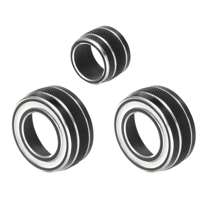 3 x Automotive Dial Rod Decoration Rings for Chevy Corvette C7 (2014-2019)