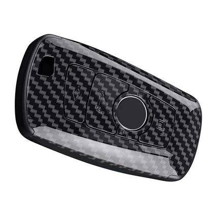 Carbon Fiber Style Remote Key Shell Cover for BMW 1 2 3 4 5 6 7 (2000-2023)