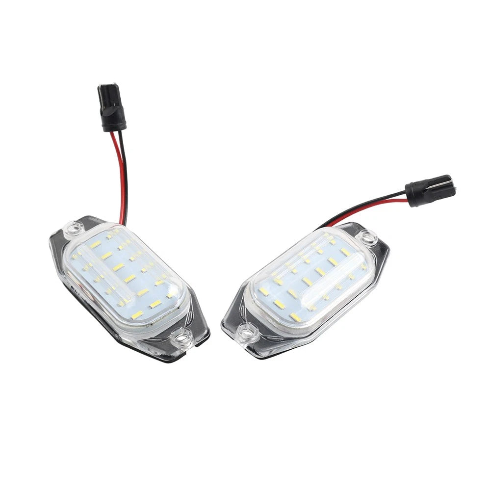 2X Rear License Plate Light Lamp for Toyota FJ Cruiser, Land Cruiser FJ80 (2007–2014)