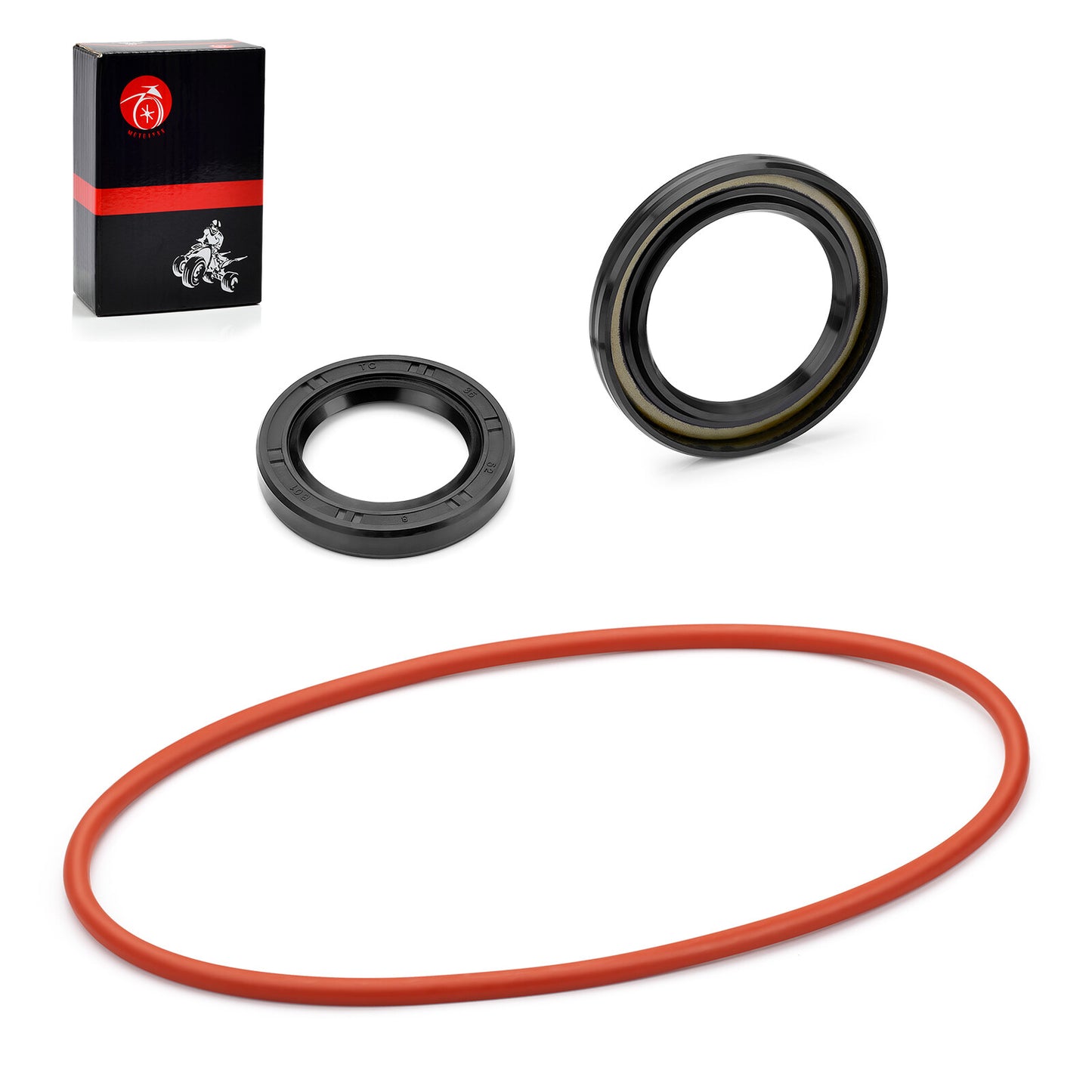 Rear Brake Panel Dust Seal O-Ring Kit for Yamaha Bruin 250 350 (2000–2006)