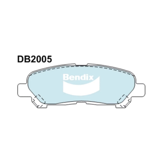4WD Rear Disc Brake Pad Set for Toyota Kluger (2007–2014)