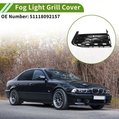 1 Pc Front Left Fog Light Grill for BMW 7 Series (2015-2020) Black