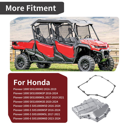 Oil Pan for Honda Pioneer 1000 (2016–2024) with Gasket