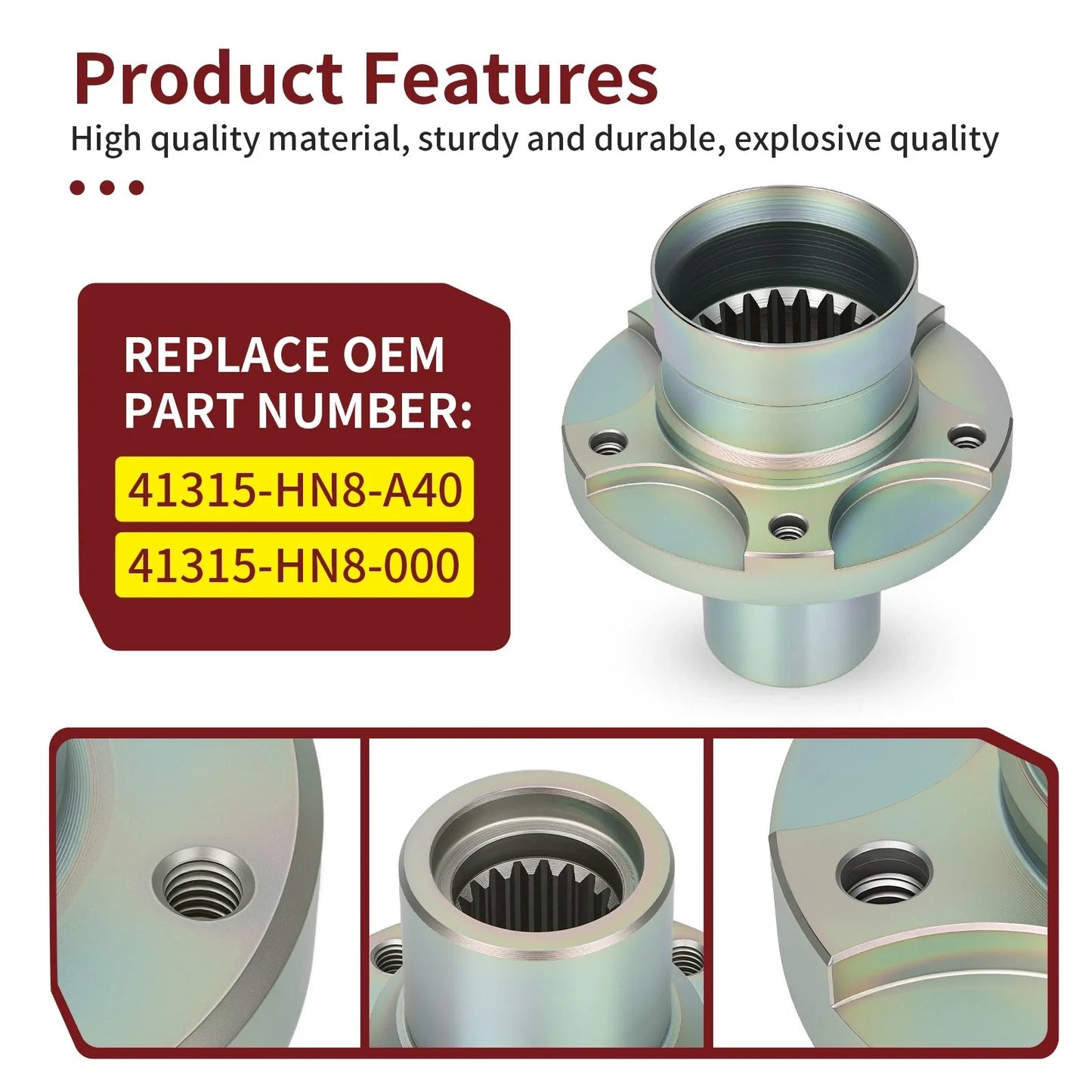 Rear Differential Pinion Joint for Honda Rincon 680 (2006–2009)