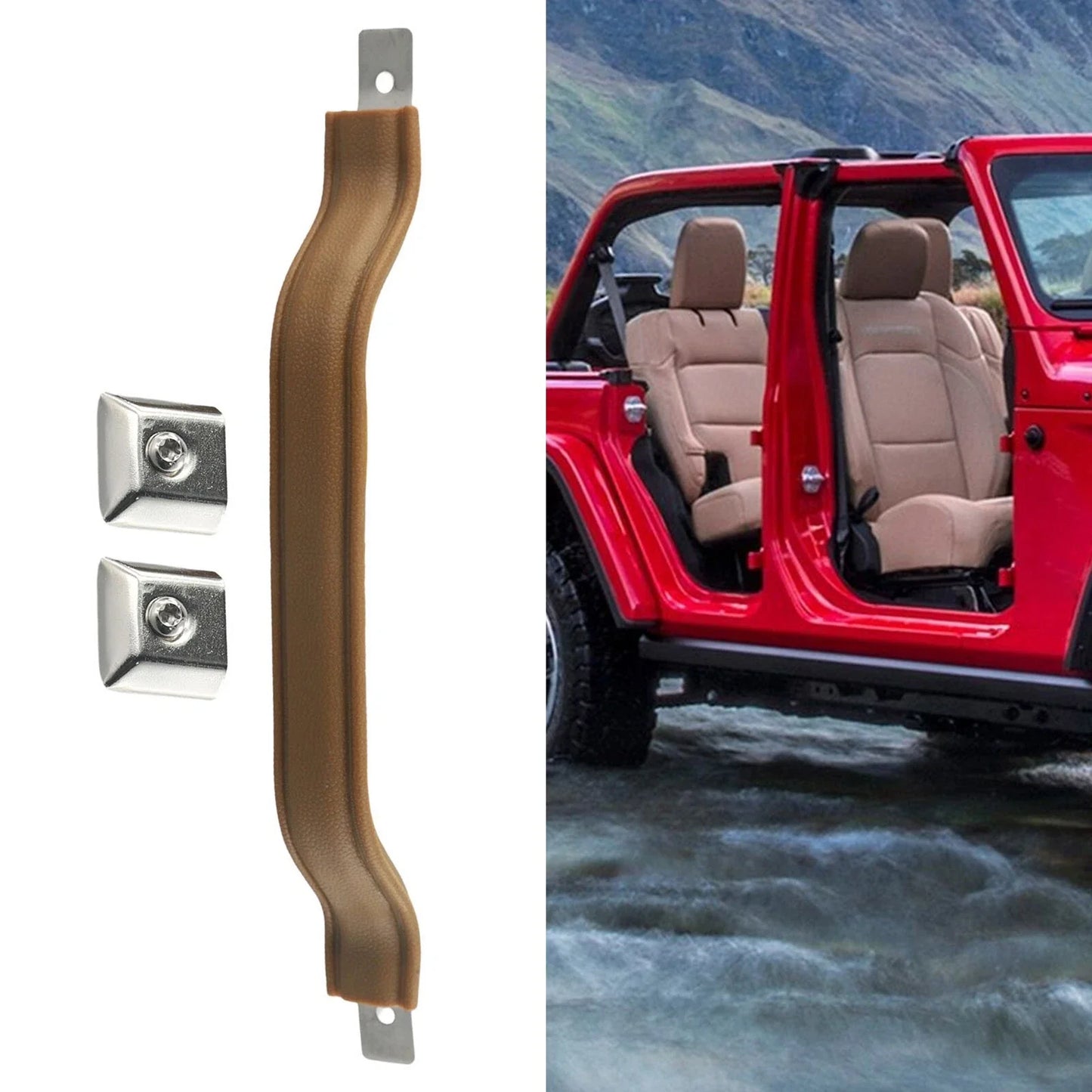 Interior Door Handle Pull Strap for Jeep CJ5 CJ7 CJ8 YJ (1954–1995)
