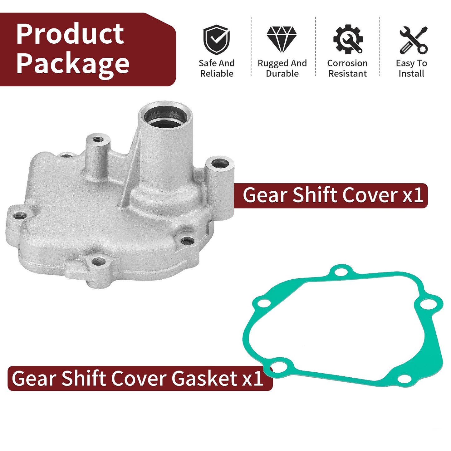 Gear Shifter Cover with Gasket for Suzuki Hayabusa GSX1300R (1999–2007)