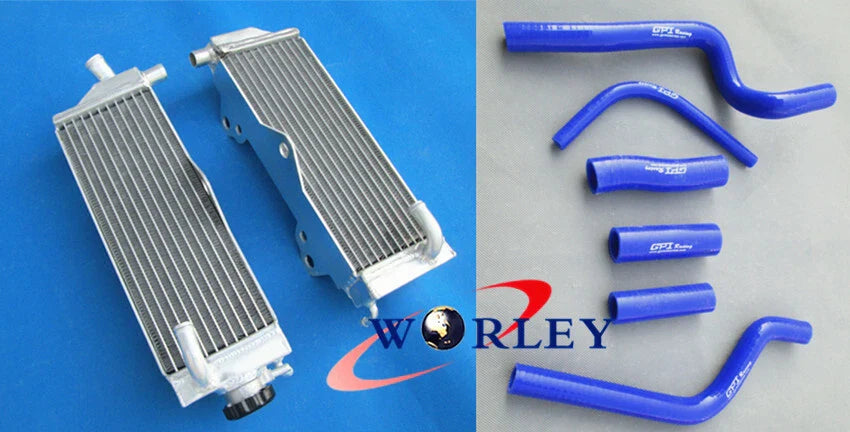Radiator & Hose for Honda CR500 CR500R (1990-2001) - Blue