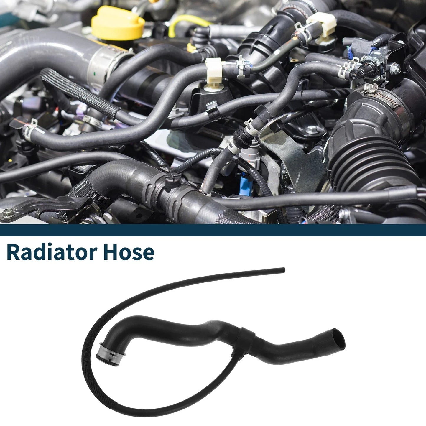 Radiator Hose for Mercedes-Benz CLK320 1998-2005 2 x Rubber
