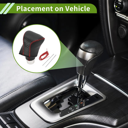 1 Pc Gear Shift Knob Cover for Lexus L600 (2022–2023) Red Carbon Fiber