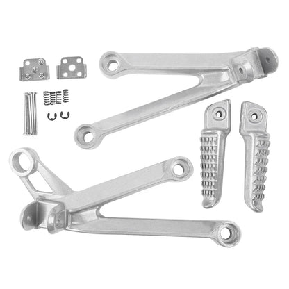 Passenger Rear Footpegs Footrest Brackets for Kawasaki Ninja ZX10R (2004-2005)