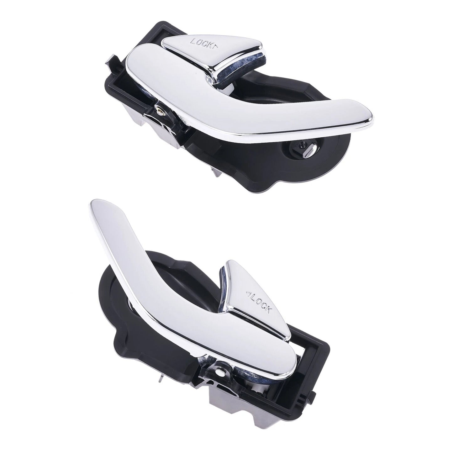 Set of 4 Inner Chrome Door Handles for Ford Escape Mazda Tribute (2001–2006)