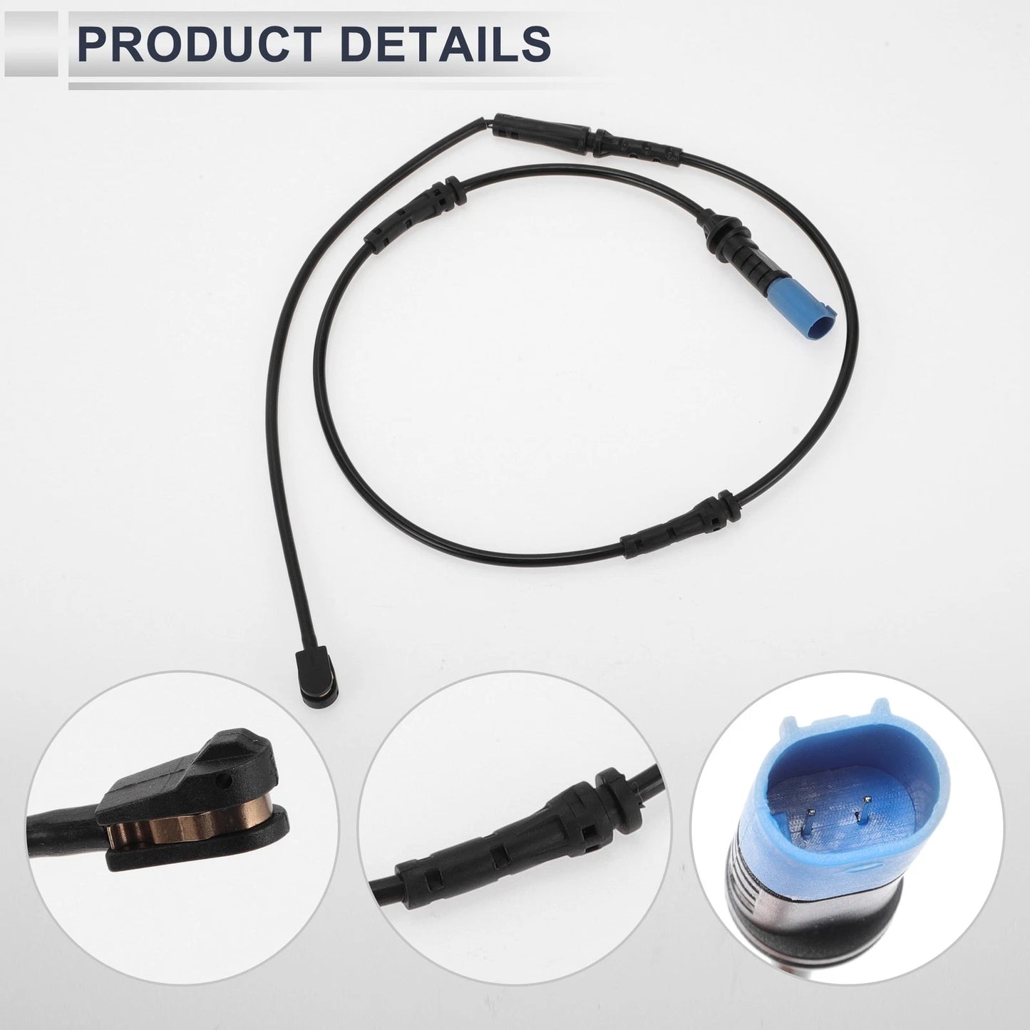 1pc Brake Pad Wear Sensor for BMW X6 (2020–2023) No. 34358074297 Black