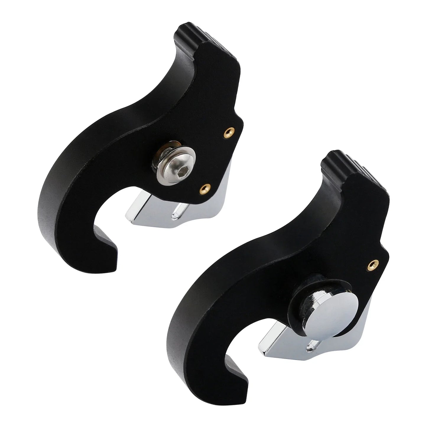 Sissy Bar Luggage Rack Docking Latch Clip Kit for Harley Touring FLHR Black