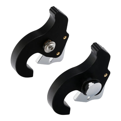 Sissy Bar Luggage Rack Docking Latch Clip Kit for Harley Touring FLHR Black