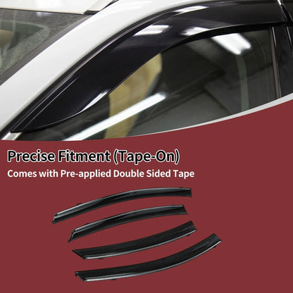 Window Deflectors for Hyundai Elantra Sedan 2011-2016 Side Vent Visors 1 Set