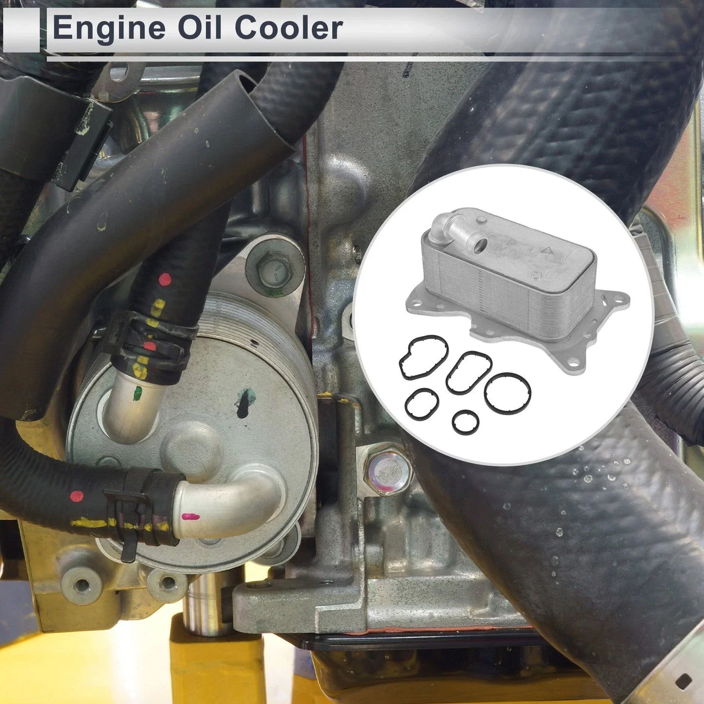 Engine Oil Cooler for Mercedes-Benz Sprinter (2007-2018) - 1 Set