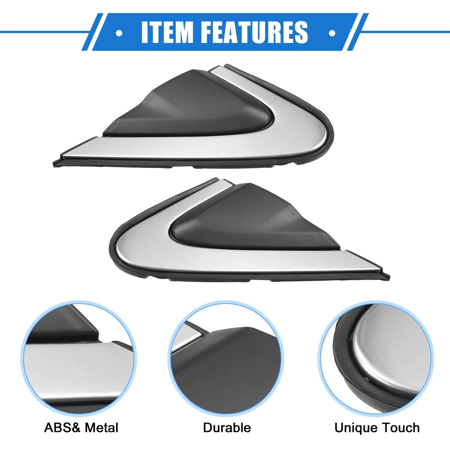 2X Door Mirror Flag Cover for Honda CR-V (2012–2016)