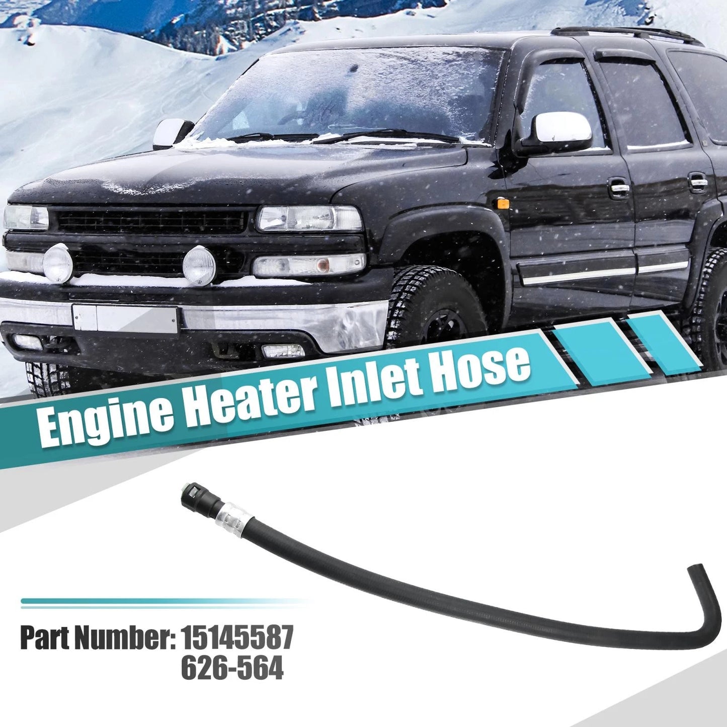 Heater Inlet Hose 15145587 for Cadillac Chevrolet Tahoe Suburban GMC (–)