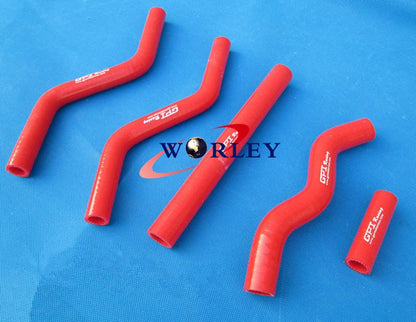 Silicone Radiator Hose for Honda CR125 CR125R (1989) - Blue