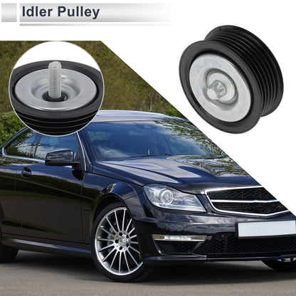Drive Belt Idler Pulley for Mercedes-Benz Sprinter (2014-2022) Black