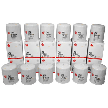 Set of 12 Oil Filters for Toyota Land Cruiser (1990–2007)