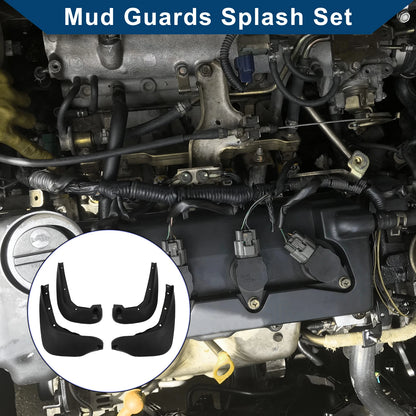 Set of 4 Mud Flaps Splash Guards for BMW Mini Countryman R60 (2010–2016)