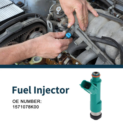 Fuel Injector No. 1571078K00 for Suzuki Kizashi 2.4 (2010–2013) 1 Pc Green