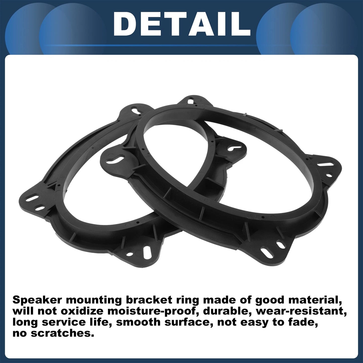 2X Speaker Spacer Ring Tweeter Adaptor for Toyota 6x9"