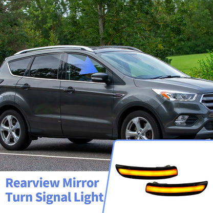 Side Mirror Turn Signal Light for Ford Kuga (2013–2018) Front Left & Right