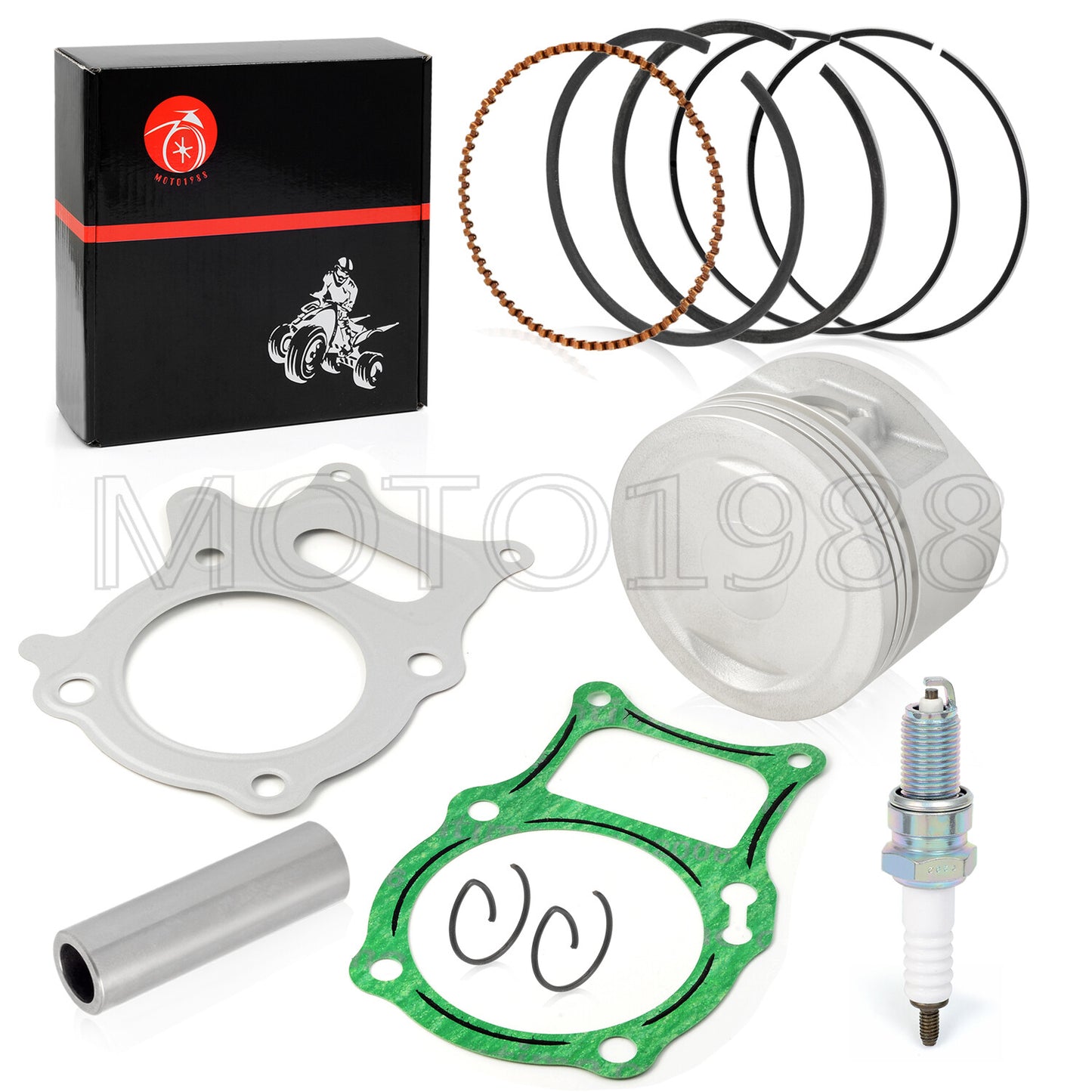 Top End Piston Ring Gasket Set for Honda Sportrax 250 TRX250EX (2003–2008)