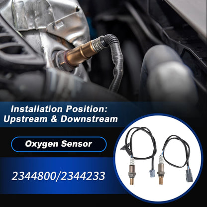 2X Upstream & Downstream Oxygen Sensor for Toyota Corolla CE Sedan (2003–2004)
